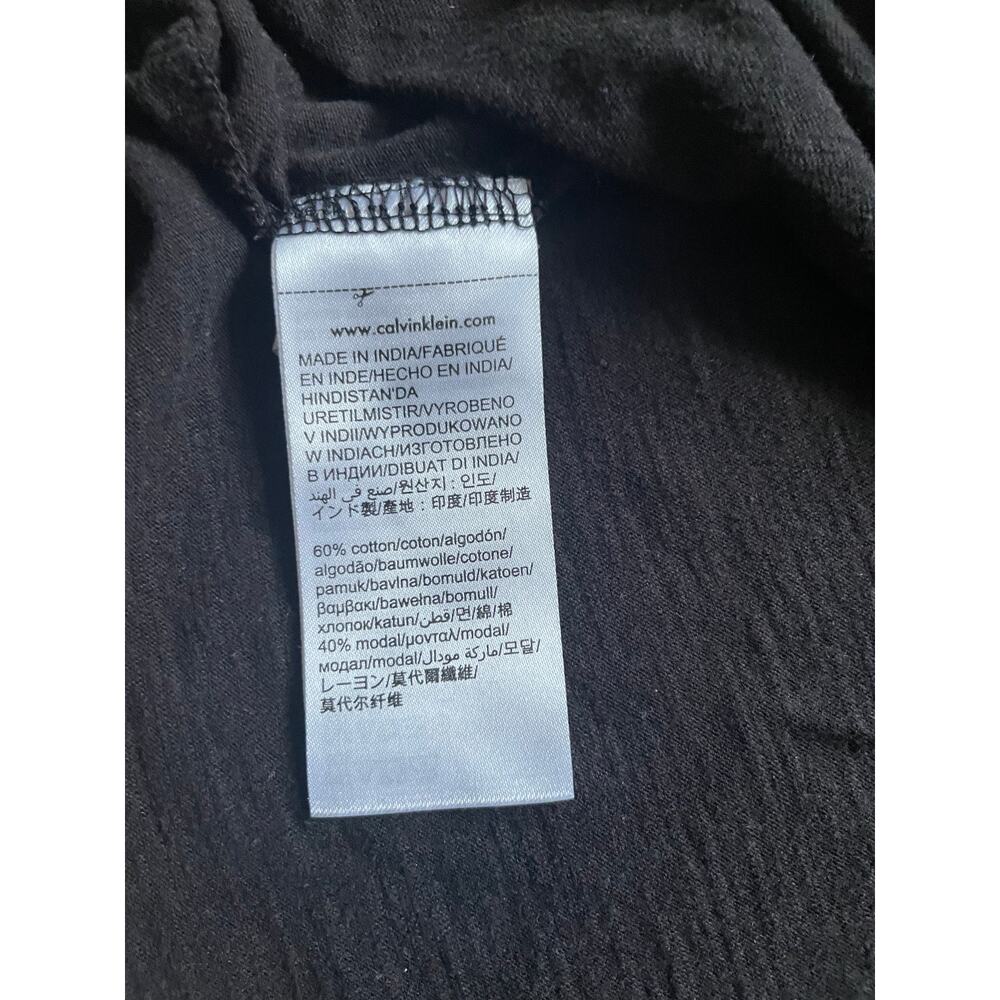 Calvin Klein Womens Black Classic T Shirt Size XL - Picture 8 of 8